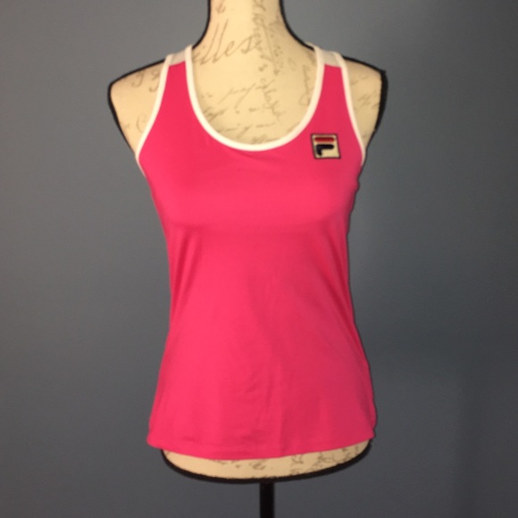 NWOT Fila Sweetspot Mesh Back Tennis Tank Pink S - Picture 4 of 14